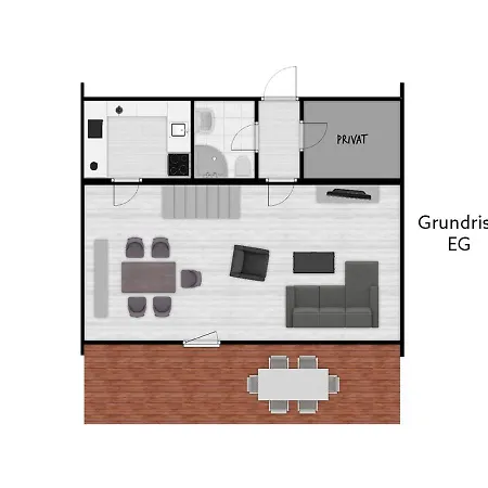 Kuestenkind - Lage - Garten Eingezaeunt Butjadingen